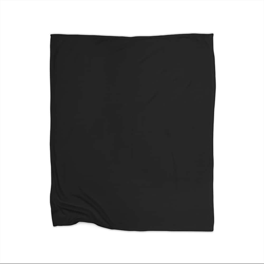 Black Fabric Squareon White Background