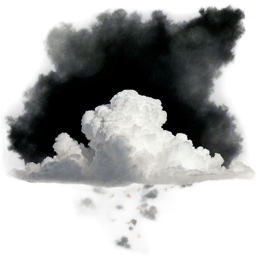 Black Fade Cloud Png 05252024