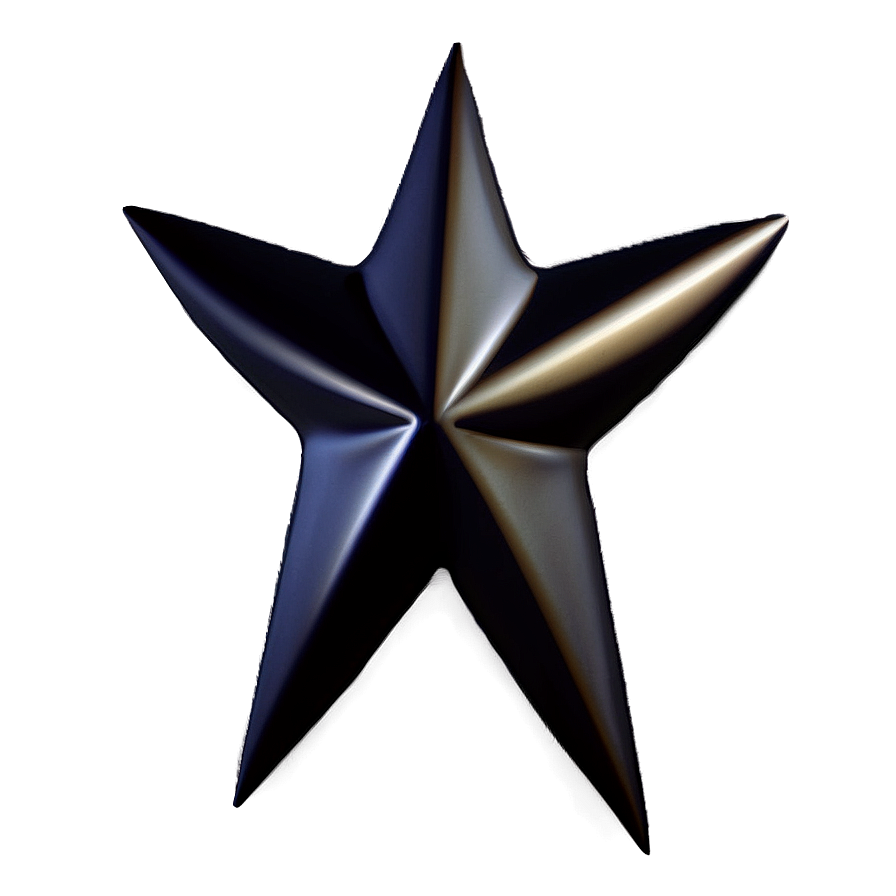 Black Fade Star Png Fbx