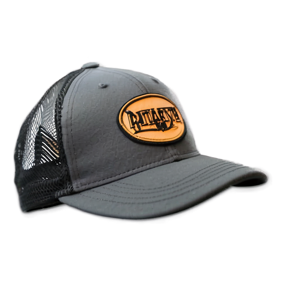 Black Fitted Trucker Hat Png 97