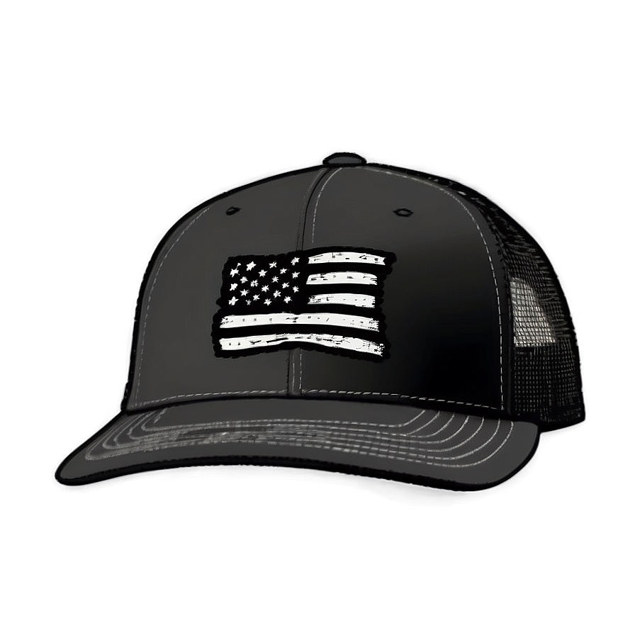 Black Flag Trucker Hat Png Frh