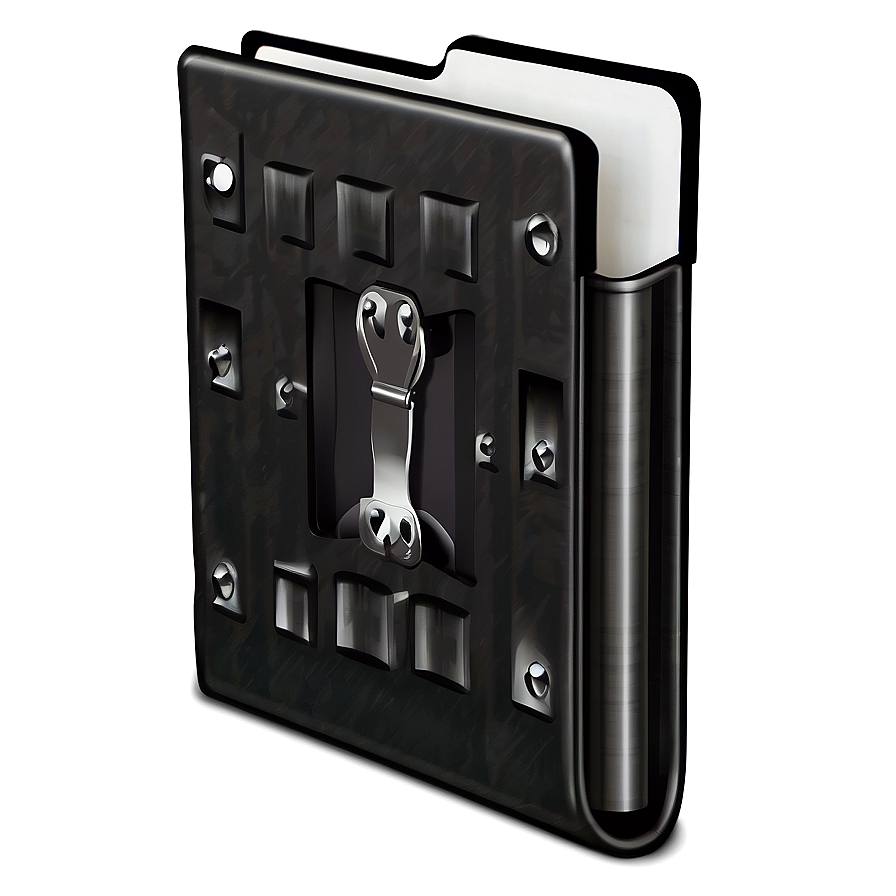 Black Folder With Lock Png 70