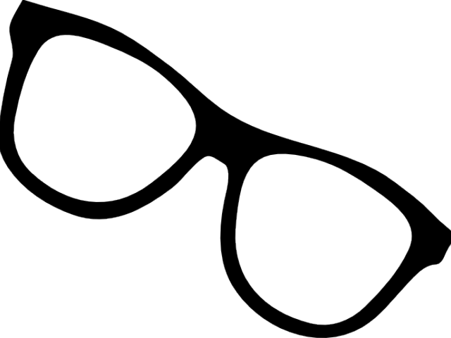 Black Frame Eyeglasses Silhouette