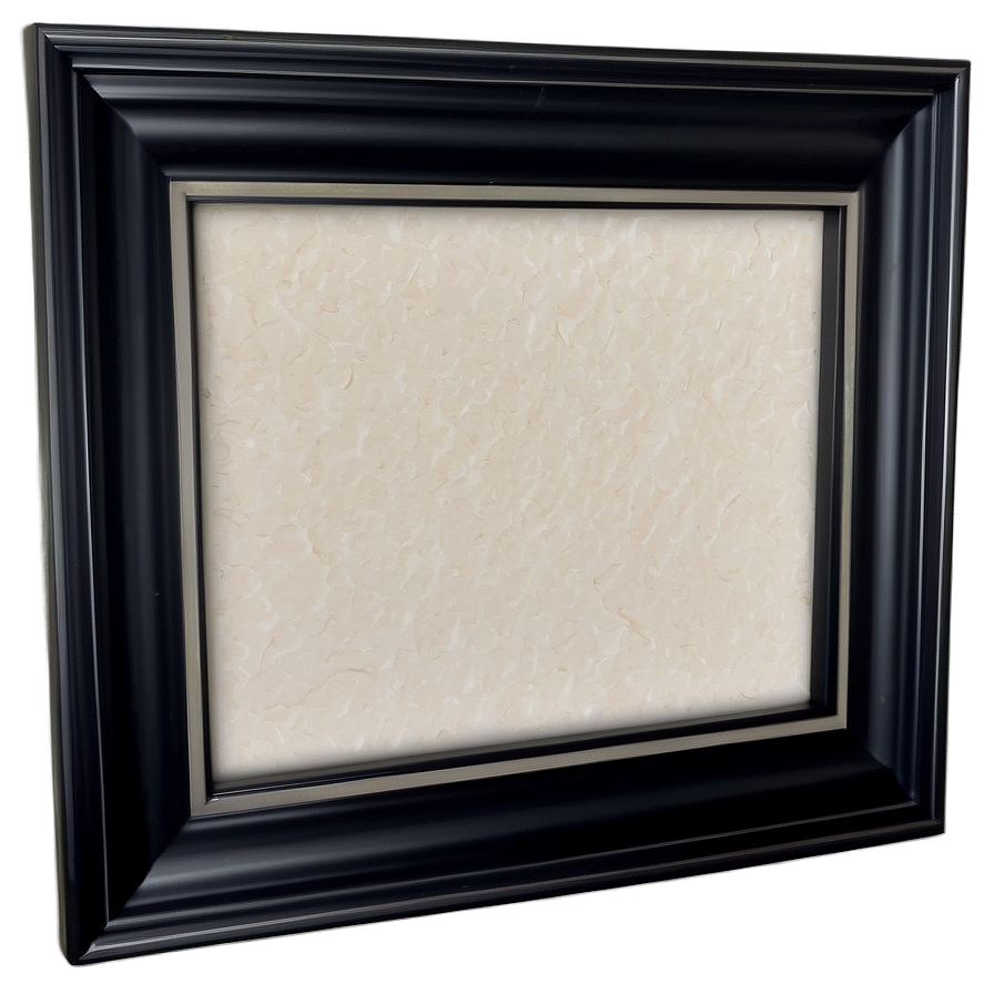 Black Frame For Canvas Png 06262024