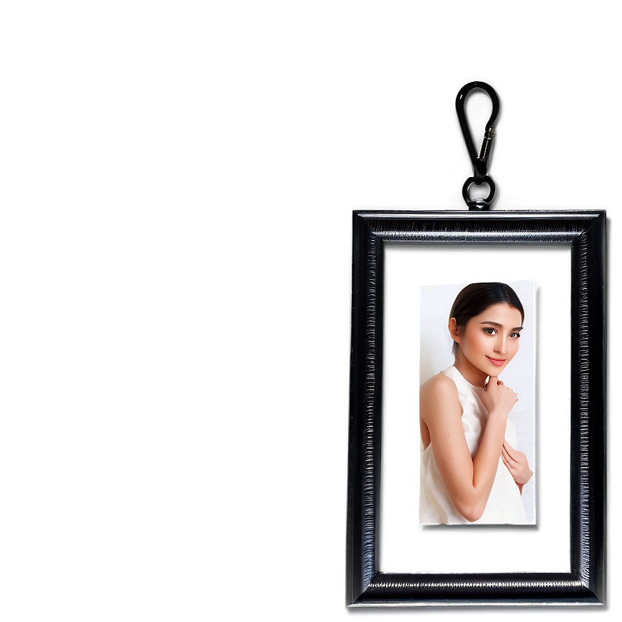 Black Frame Portrait Png 06262024