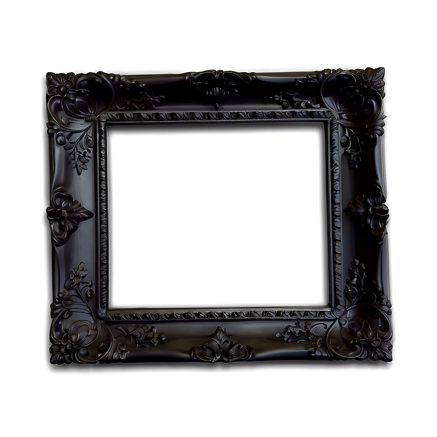 Black Frame Portrait Png 86