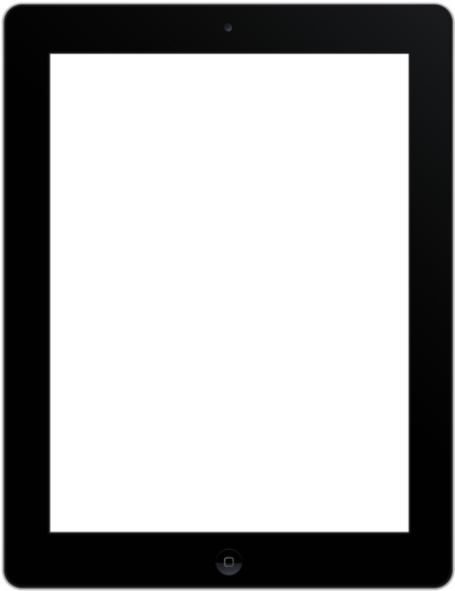 Black Frame White Screeni Pad