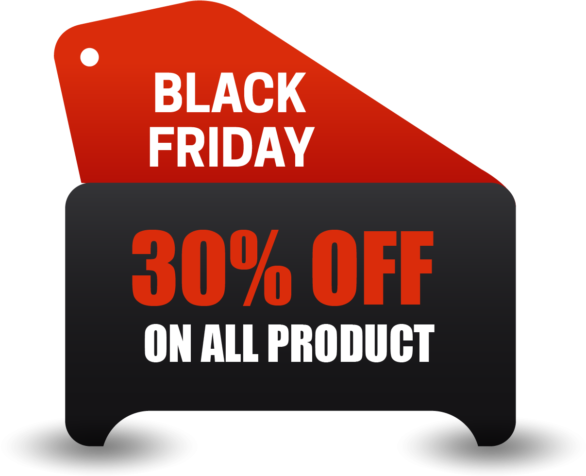 Black Friday30 Percent Discount Tag