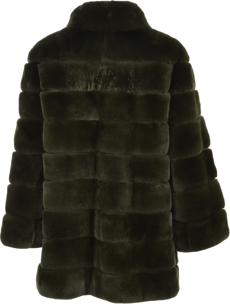 Black Fur Coat Product Image