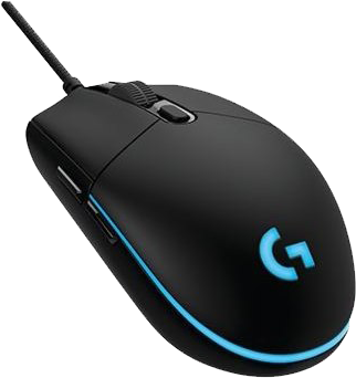 Black Gaming Mousewith Logo