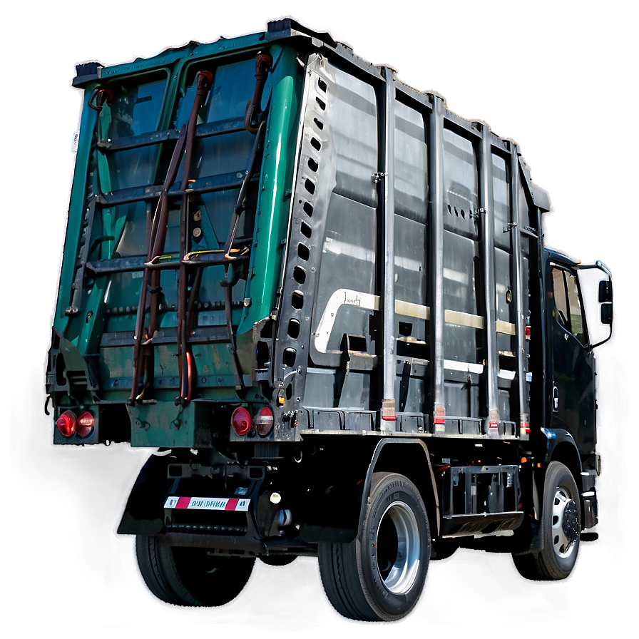 Black Garbage Truck Png 56