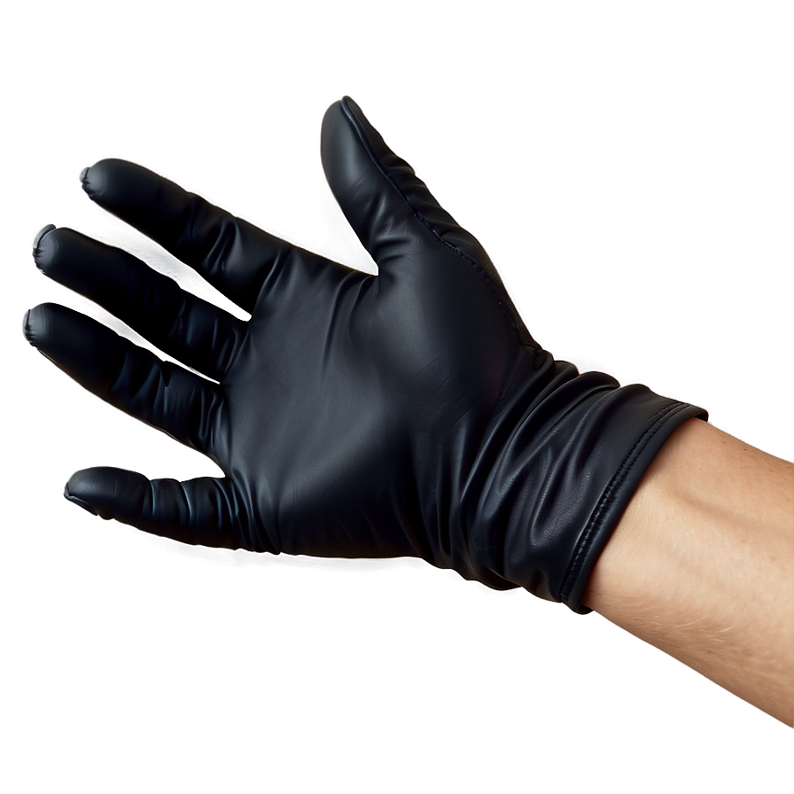 Black Gloves Png 06282024