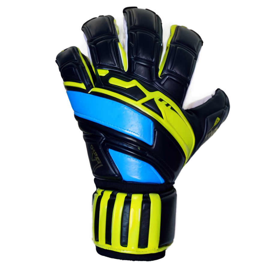 Black Goalkeeper Gloves Png Twx17