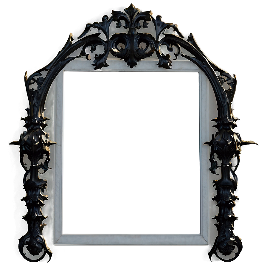 Black Gothic Frame Png Unh