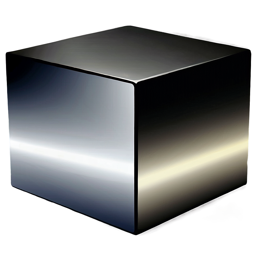 Black Gradient Cube Png Jku92