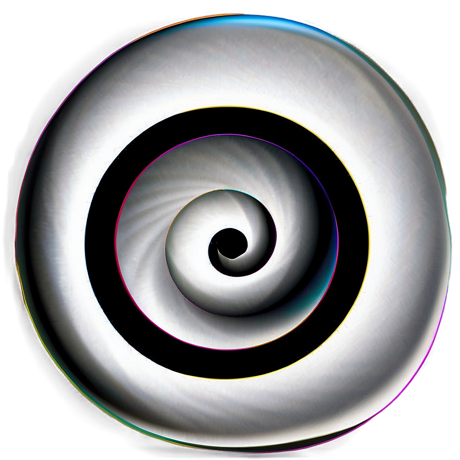 Black Gradient Spiral Png 05252024