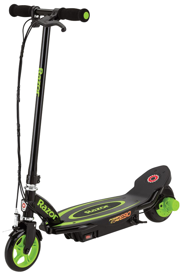 Black Green Electric Scooter Razor Power Core E90