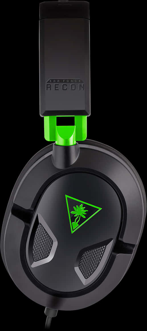 Black Green Gaming Headset