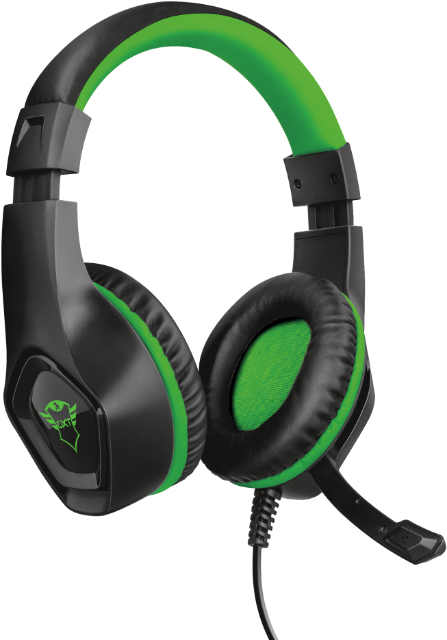 Black Green Gaming Headsetwith Microphone