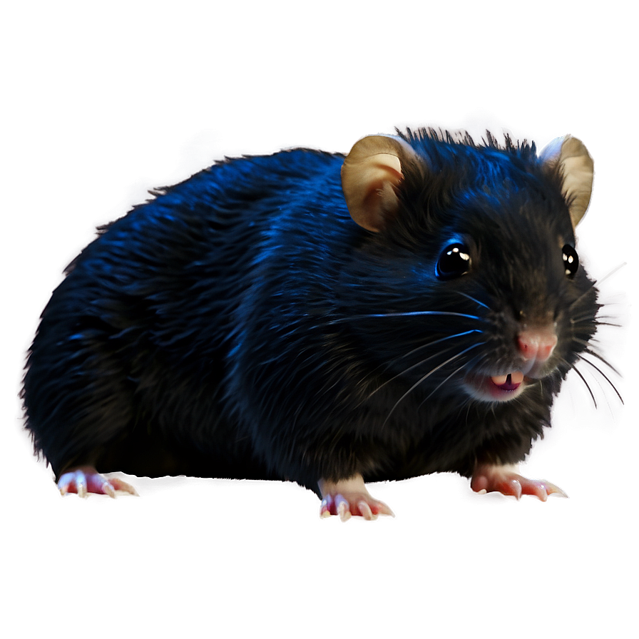 Black Hamster Png Qiy