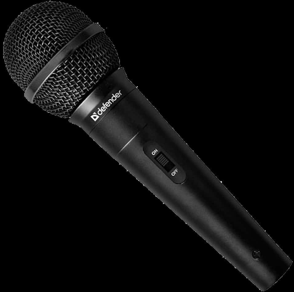 Black Handheld Microphone
