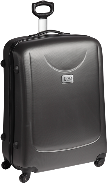 Black Hardshell Spinner Luggage Bag