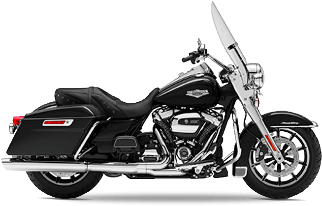 Black Harley Davidson Motorcycle