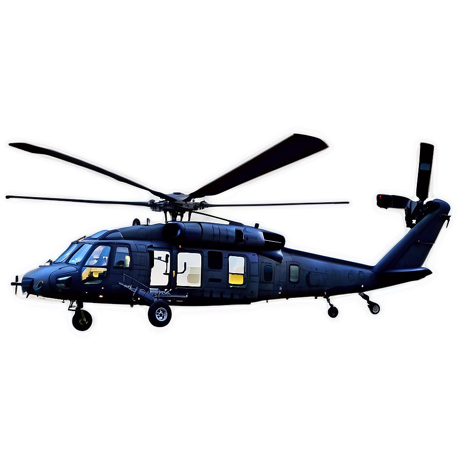 Black Hawk Helicopter Aerial View Png Jul