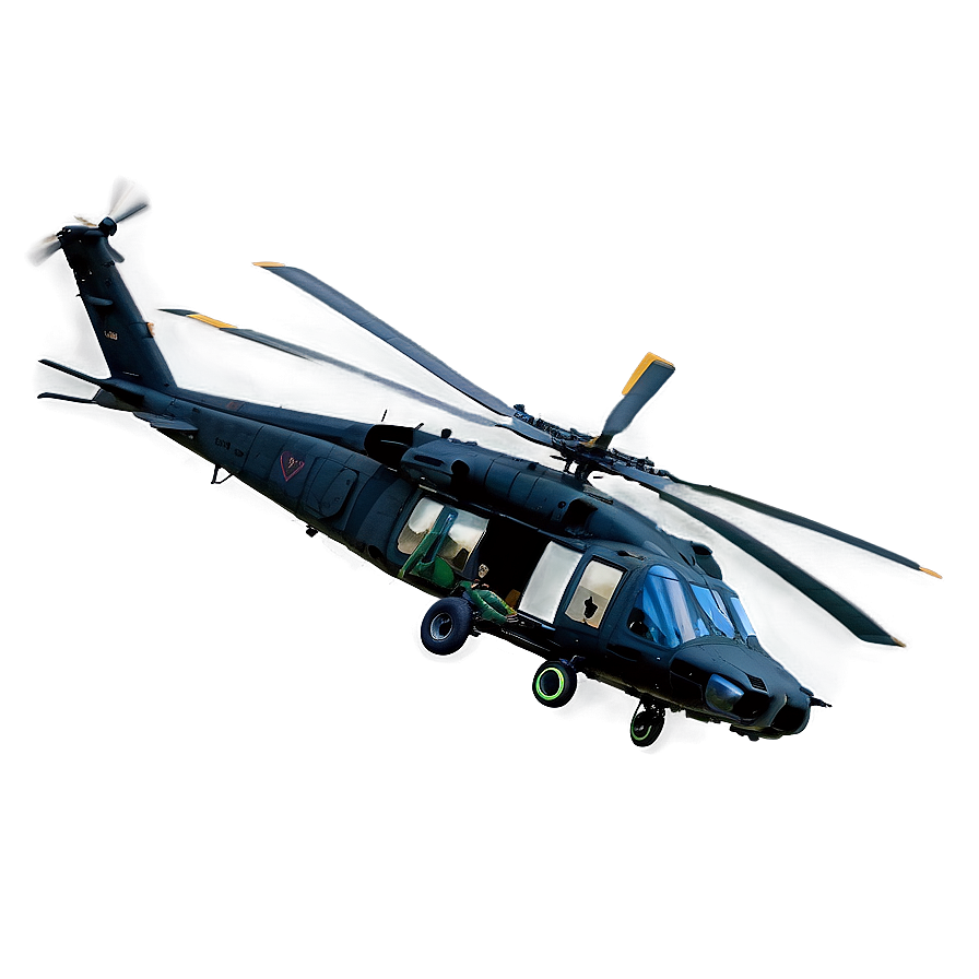 Black Hawk Helicopter In Flight Png Frq14