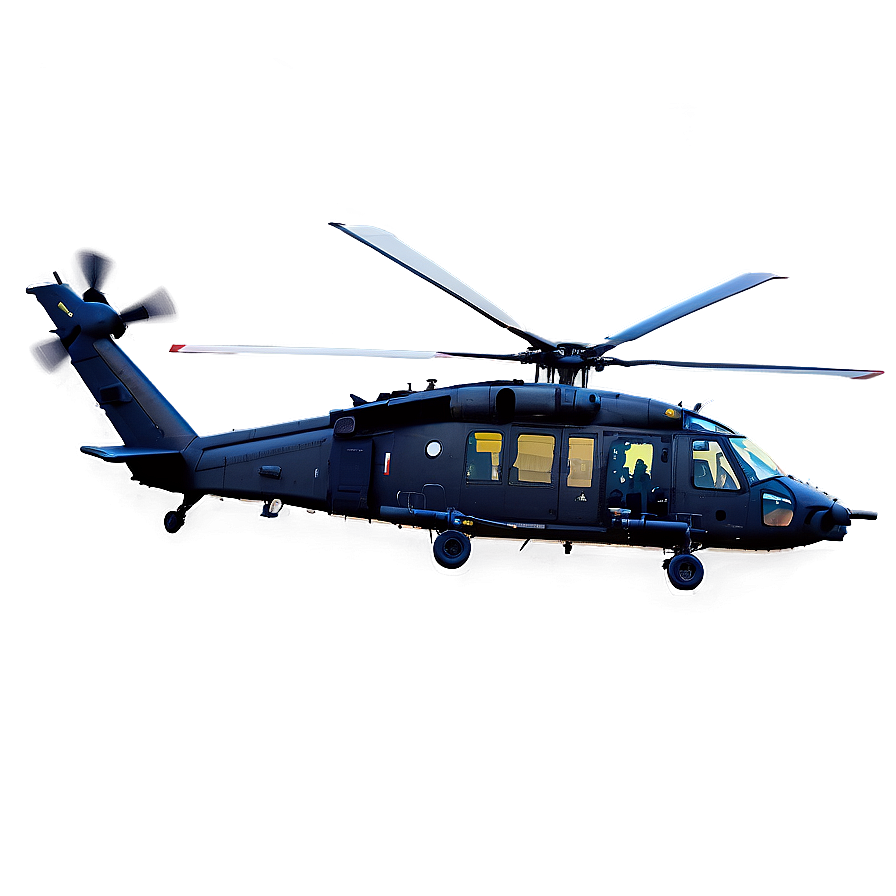 Black Hawk Utility Helicopter Png 4