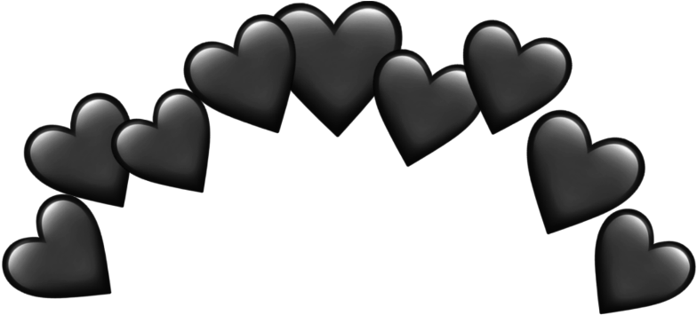 Black Heart Emoji Arrangement