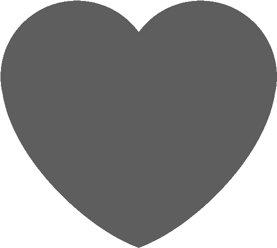 Black Heart Emoji Graphic