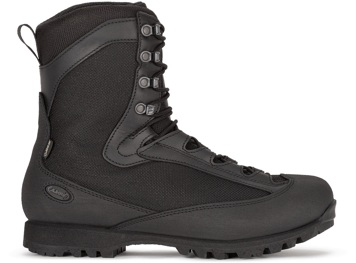 Black Hiking Boot Side View