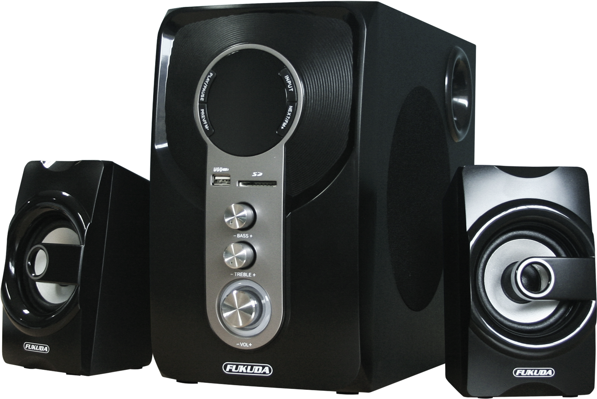 Black Home Theater Speaker System