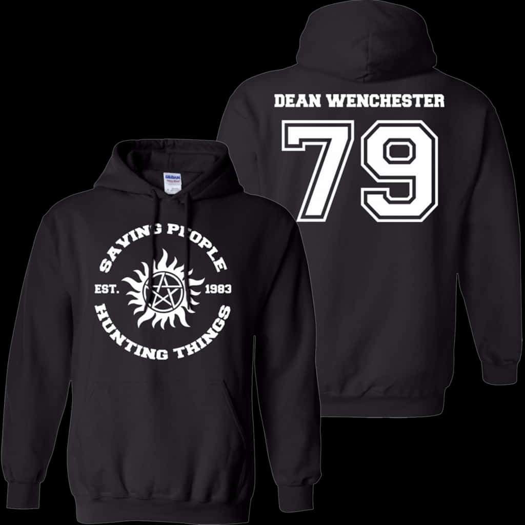 Black Hoodie Dean Winchester79