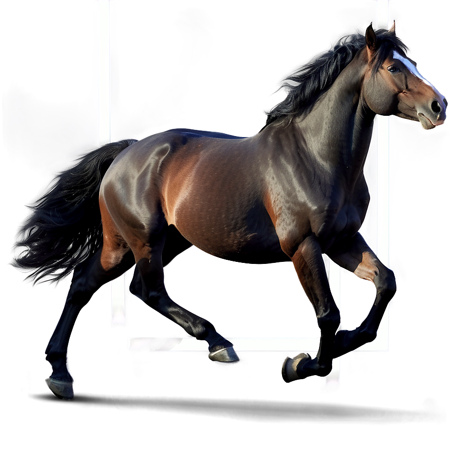 Black Horse On White Background Png Uwf87