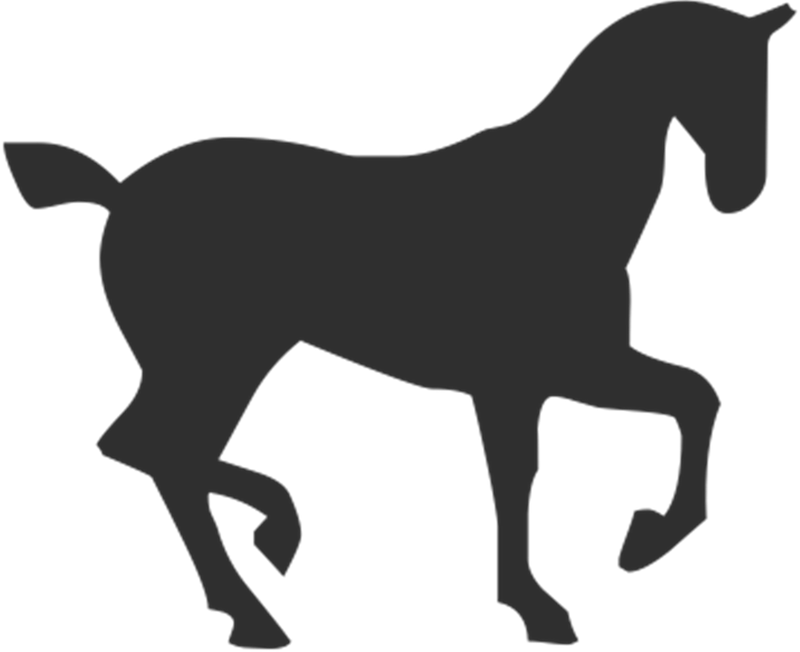 Black Horse Silhouette