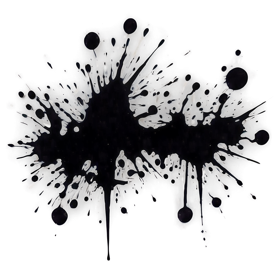 Black Ink Splatter Png Gin38