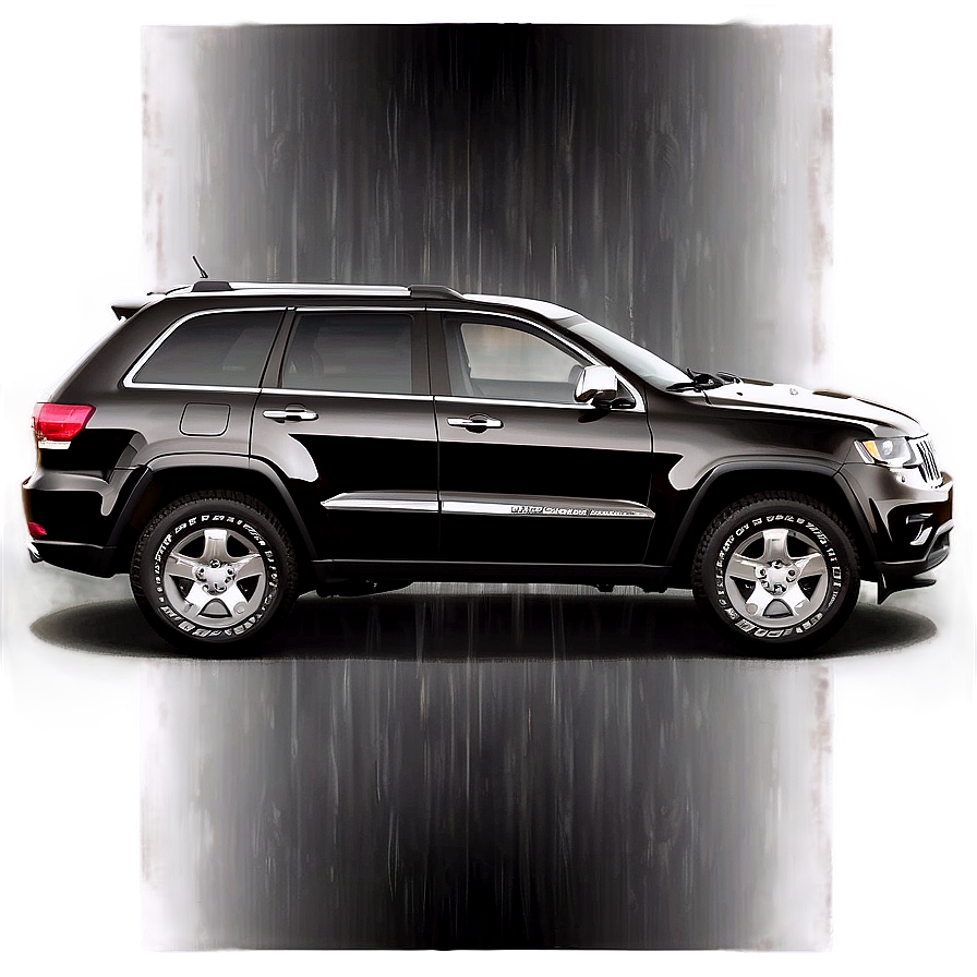 Black Jeep Grand Cherokee Vector Png Drn78