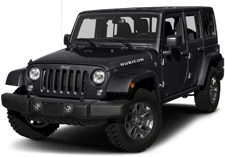 Black Jeep Wrangler Rubicon