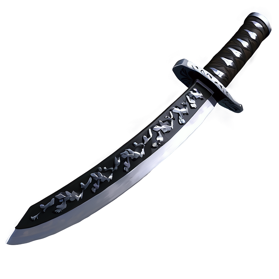 Black Katana Png 05252024