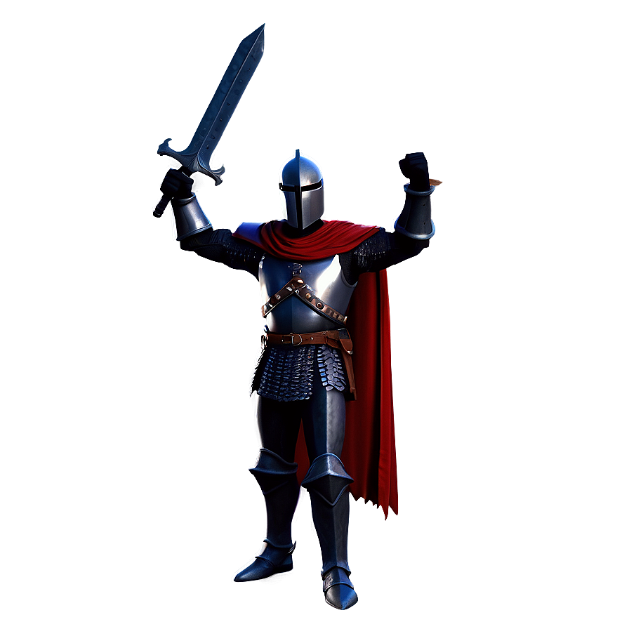 Black Knight Victory Pose Png 06272024