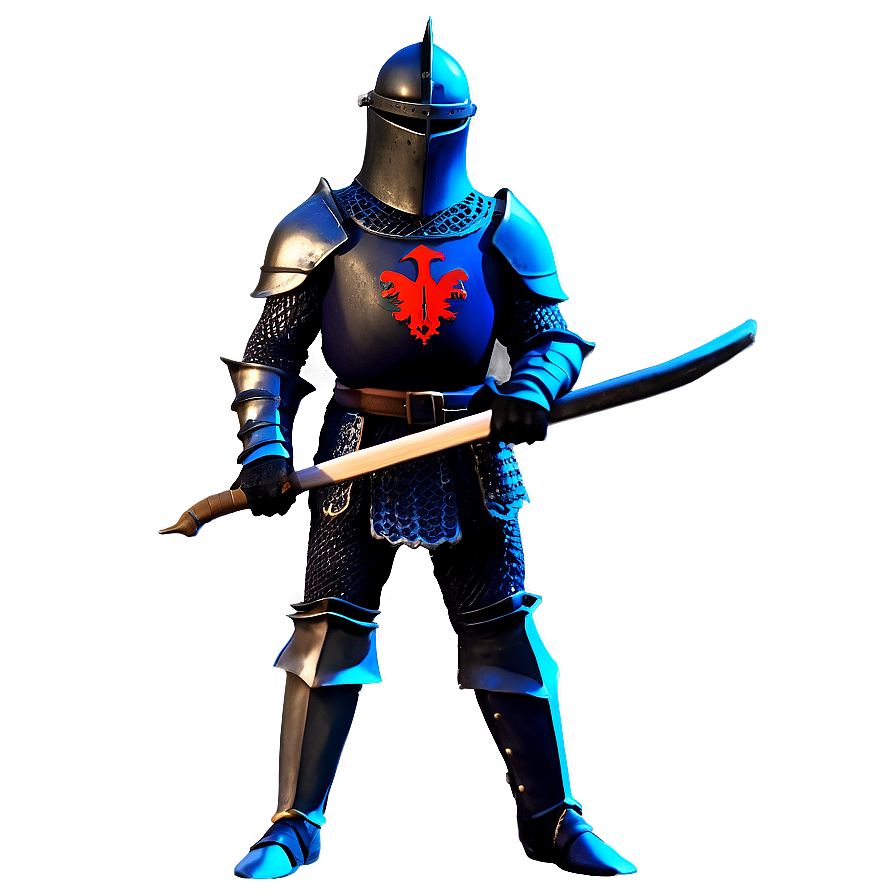 Black Knight With Crossbow Png 06272024