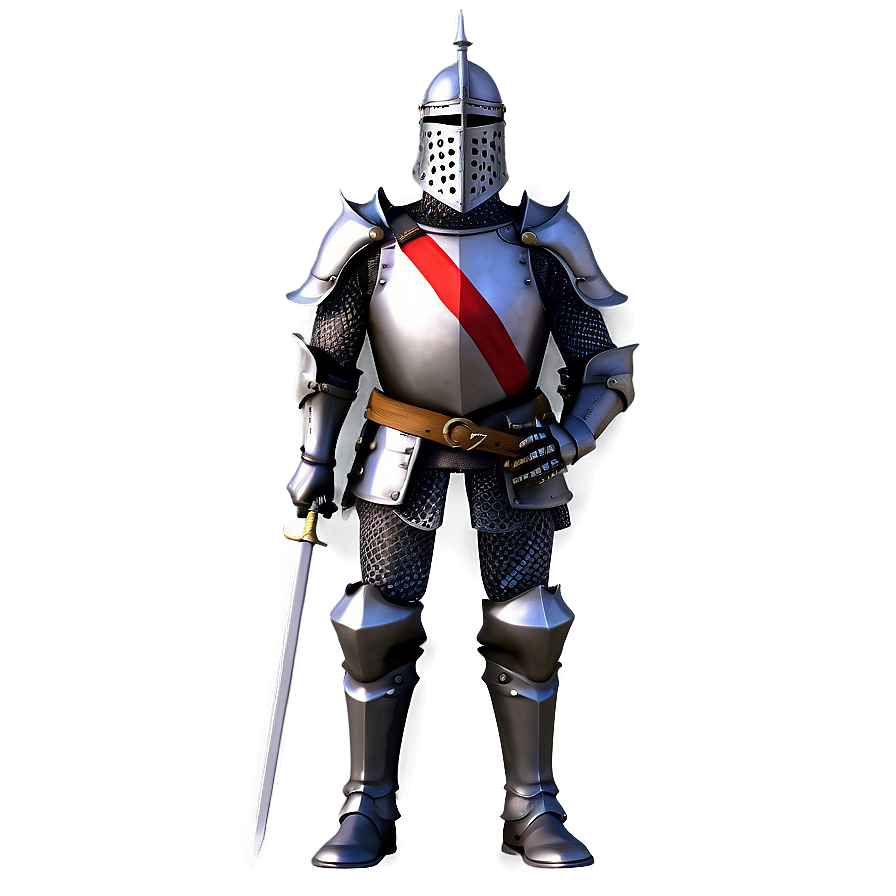 Black Knight With Flag Png Vcy