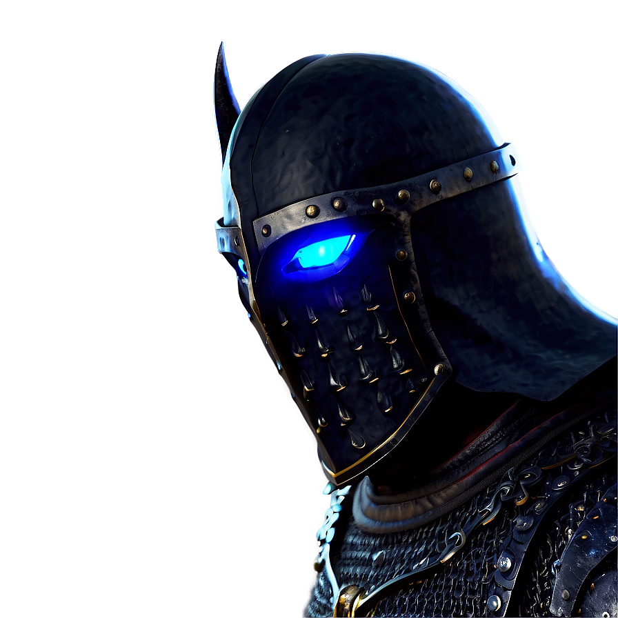 Black Knight With Glowing Eyes Png 06272024