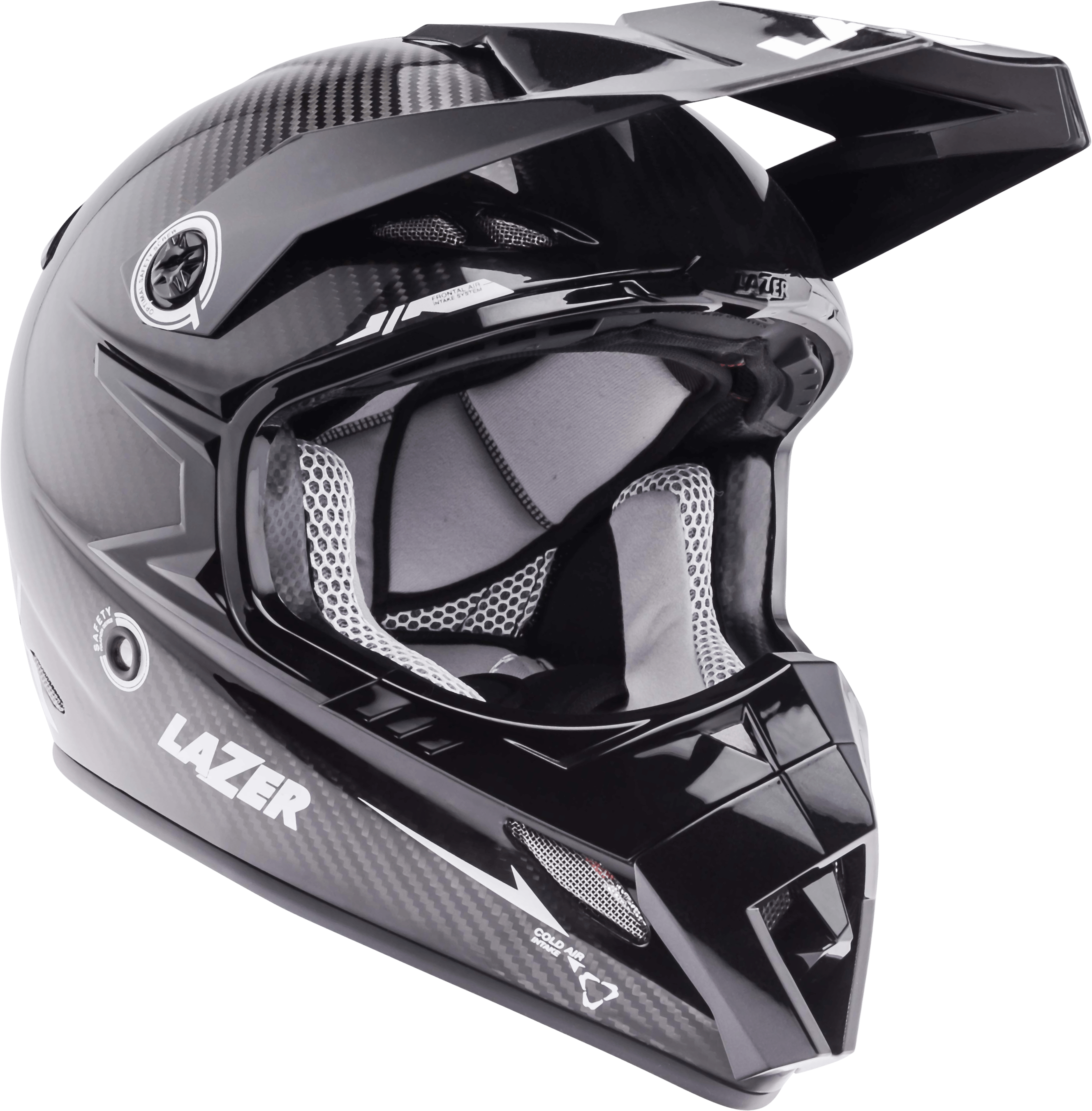 Black Lazer Motocross Helmet