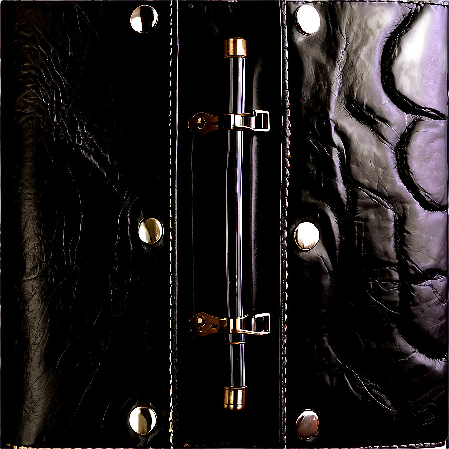 Black Leather Binder Png Fdf