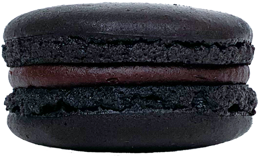 Black Macaronwith Filling