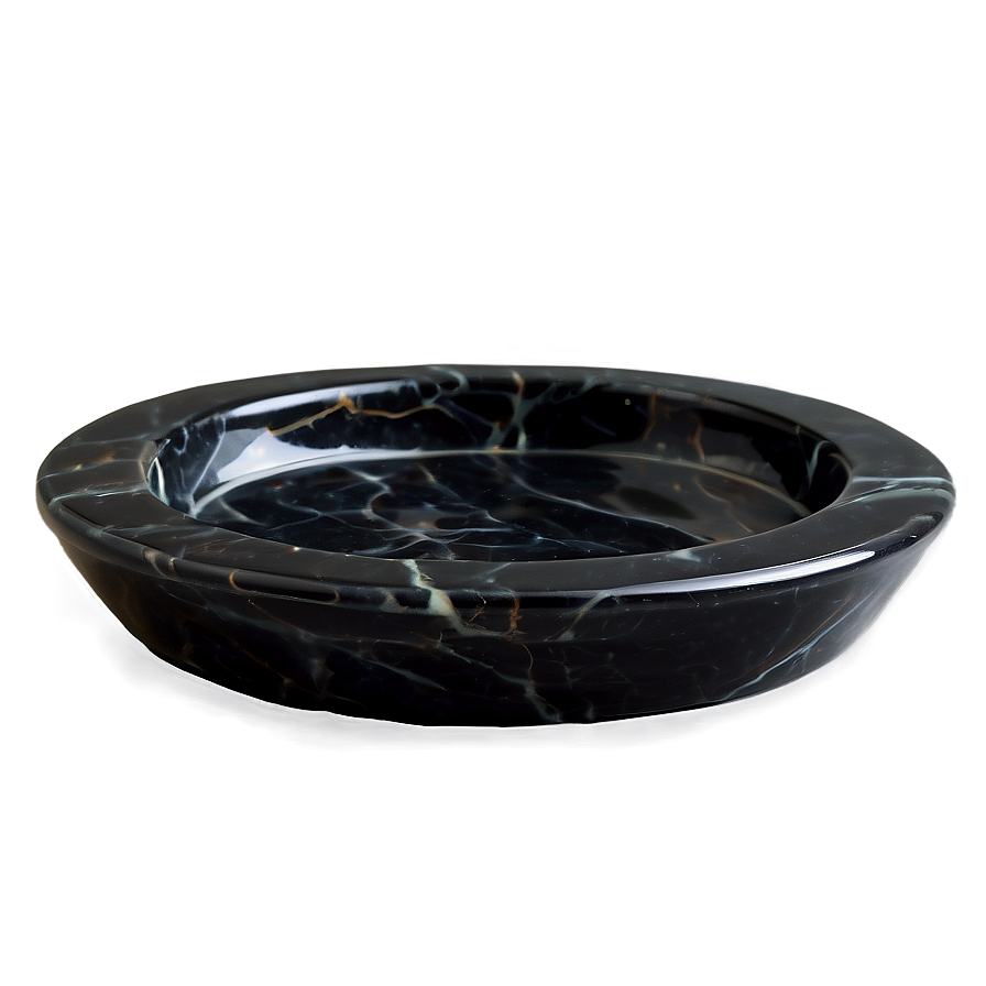 Black Marble Ashtray Png 94