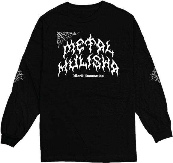 Black Metallica World Domination Long Sleeve Shirt